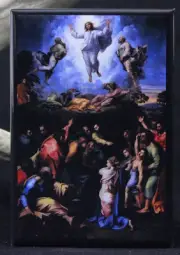 Transfiguration by Raphael 2" X 3" Fridge Magnet. Renaissance Creative Gift!