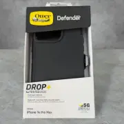 W9. Otterbox Defender Case for Apple iPhone 14 Pro Max - Black