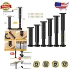 Metal Adjustable Furniture Legs with Non-Slip Rubber Pads for Ultimate Stability