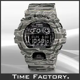【時間工廠】全新 CASIO G-SHOCK 虎紋迷彩 經典衝擊 6900 大錶徑款 GD-X6900CM-8