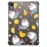 iPad mini (6th gen) iPad Impact Case Magical Unicorn Mermaid with Lemon Banana - Cute Sea Animal with Kawaii Fruit & Food