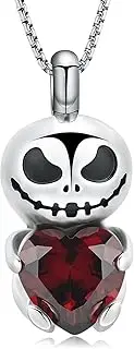 DOTUIARG Cremation Jewelry Or Ashes of Loved Ones Stainless Steel Keepsake Pendant Memorial Urn Necklace