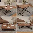Space Saving Folding Table Adjustable Extendable Multi-Functional Dining Table