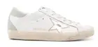 Golden Goose Superstar Seed Pearl Sneakers White, Pewter, Gray NIB EU 38 US 8