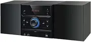 [Lenoxx] 15W Hi-Fi System with Wireless Technology, FM Radio, CD/DVD/MP3 Player, USB Port, Mini Stereo, Bass & Clear Sound, Stylish & Compact Design, Ideal for Home Audio - Black