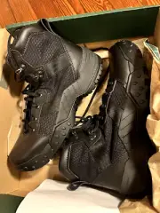 Danner Men's 6" Scorch Side-Zip Tactical Boots Black Size 9 D