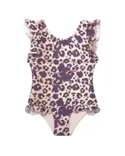Boardies Cheetah Ruffle Swimsuit