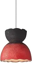 CJLWSLCO Creative Gradient Color Resin Pendant Light E27 Single Head Living Room Dining Table Hanging Lamp Clothing Store Front Desk Chandeliers Cafe Tavern Lighting Fixtures Indoor Adjustable Height