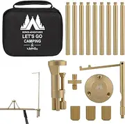 Ring Light Stand for Desk | Reusable Camping Light Holder | Desk-Mounted, Multi-Functional, Tripod Stand, Lantern Stand, for Flashlight, Camera