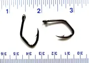 500 Matzuo 146010 4X Strength High Carbon Steel Sickle Live Bait Hooks size 1
