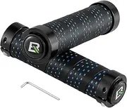 ROCKBROS Bike Handle Grips Non-Slip Bike Grips Double Lock-on Bicycle Handlebar Grips for BMX, MTB, Scooters, Folding Bikes 22.2mm