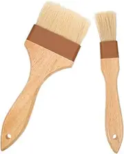 Luxshiny Multi-Purpose Basting Brush for BBQ Grilling Baking Kitchen Oil Brush Professional Cooking Tool 2 Pcs Set