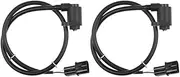 Automotive ABS Sensor Compatible with Mitsubishi for Pajero II Sport Monteiro L200 1993-2001 MR307045 MR307046 MR3326672 Front Rear Left Right ABS Sensor(A Pair (FL FR))
