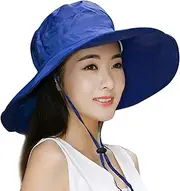 [BeFur] Women Waterproof Rain Boonie Hat Breathable Fishing Bucket Sun Flap Cap