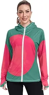 [GAIGEO] Bangladesh Flag Women's Rash Guard Jacket Long Sleeve Hoodie SPF 50 Quick Dry Fit UV Sun Shirts S, Bangladesh Flag, Medium