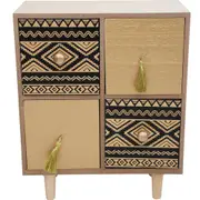 LVD Ishka MDF 26.5cm Jewellery Drawer Accessory Organiser Storage Rect Black