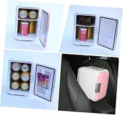 [GLEAVI] 4l Car Refrigerator Freezer Mini Cooler Warmer Fridge Dual Function for Cool Warm /12v Included