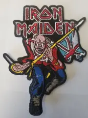 IRON MAIDEN TROOPER PATCH IRON SEW ON HEAVEY METAL ROCK MUSIC 80's VEST LEGENDS