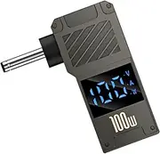 WJnflQN Laptop Charging Adapter | 100W Type C to DC Charger Connector Tip with Digital Display,Fast Charging Computer Accessories for Most Laptops and Other Electronic Devices