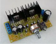 DC 12V-24V TDA2030A Two Channel Amplifier Board Kit DIY Single Power Supply