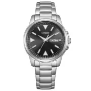 Citizen Wrist Watch Eco Drive BM8180-62E Day & Date Water Proof Black Silver NEW