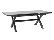 FurnitureOkay Mosman Ceramic Outdoor Extendable Dining Table (160/210x100cm) - Charcoal