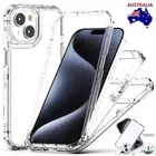 For iPhone 16 15 14 13 12 11 Pro Max XR 8 7 Plus Shockproof Clear TPU Case Cover