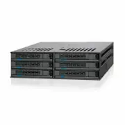 ICYDOCK 6 x 2.5inch SAS/SATA HDD/SSD Hot Swap 5.25inch Bay Rack, MB326SP-B