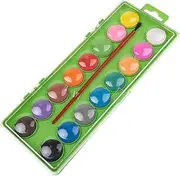 Watercolor Paint Set Kids, Toddler Doodling Set, Watercolor Painting Set with Paint Brushes for Kids and Adults, 16 Colors Drawing Art Set