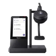 Yealink WH66 Mono DECT Wireless Headset - Teams Certified 2-Mics Noise Cancellation / 4 Wearing Styles / Busy Light / Up to 120m Distance / Up to 7-Hour Talk-time [1308002]