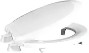 [Centoco] HL440STS-001 Plastic Round Toilet Seat with Closed Front, White