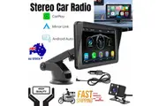 7inch PortableWireless Apple CarPlay Android Auto Touch Screen Car Radio Stereo AU