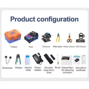 JW4107Pro 6 Motors Auto Focus Fiber Fusion Splicer w/ 5-inch Touch Screen