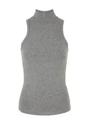 Citizens OF Humanity Alice Ribbed Stretch-jersey Tank - Grey - S (UK8-10 / S) S (UK8-10 / S)