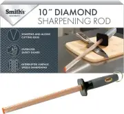 10 Inch Oval Diamond Sharpening Steel Rod