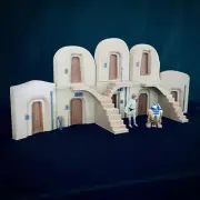 Mos Espa Slave Diorama for 3.75 inch (1:18) Scale Figure Diorama (Painted)