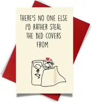 Funny Anniversary Card with Envelope - Hilarious Greeting Card for Couples - Bir