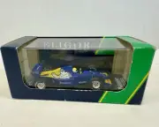 RARE Michelin Man F1 Eligor Diecast Racecar Formula One Blue 1:43 Bibendum #5