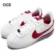 Nike 阿甘鞋 Cortez Basic Sl GS 大童 女鞋 白 紅 經典 休閒鞋 復古 皮革 904764-101