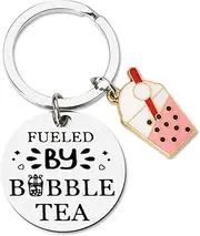 [yaozeio] Boba Tea Keychain gifts for Besties Sisters Christmas Birthday gifts for Milk Tea Boba Lovers Daughter Teen Girls