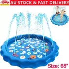 Kids Inflatable Water spray pad Round Water Splash Play Pool Playing Sprinkler