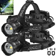 Rechargeable Headlamp, 990,000 Lumens LED Head Lamp with 3 Light Modes, USB R...