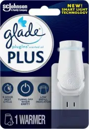 Glade PlugIn Plus Air Freshener Warmer, Holds Scented Oil Refill, 1 Count