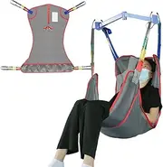 Universal Full Body Patient Lift Sling, Mesh Fabric Patient Sling Transfer and Bathing Aids, 500lb Weight Capacity (Small)