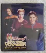 Women of Star Trek Voyager HoloFEX Mini Master Set Base Subs Autos Promo Binder