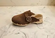 New! See by Chloe 'Viviane' Mule Clogs Brown Suede Womens 7 US 37 Eur. MSRP $395