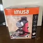 Red Imusa 4 Cup Epic Electric Espresso/Cappuccino Maker (Cafe Cubano, Cortadito,
