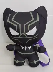 Black Panther Plush Backpack NEW with tags Bioworld/Hot Topic Marvel