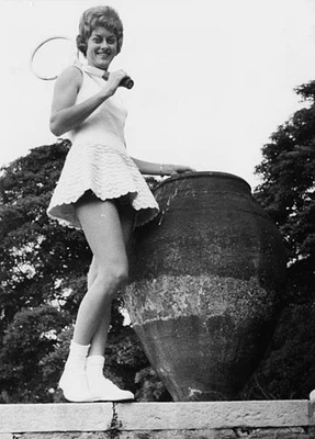 South African Tennis Player Sandra Reynolds A Garden Party Prior The 1961 PHOTO