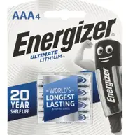 Energizer Ultimate Lithium AAA Battery - 4 Pack